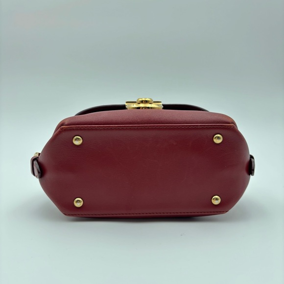 Salvatore Ferragamo Fiamma Leather Small Top Handle Bag - Picture 4 of 9